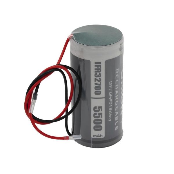 Orion LifePo4 IFR32700 3.2V 5500mAh Kablolu Şarjlı Pil