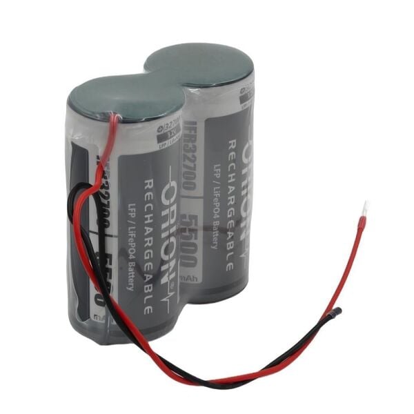 Orion LifePo4 IFR32700 3.2V 11000mAh 1S2P Kablolu Şarjlı Pil