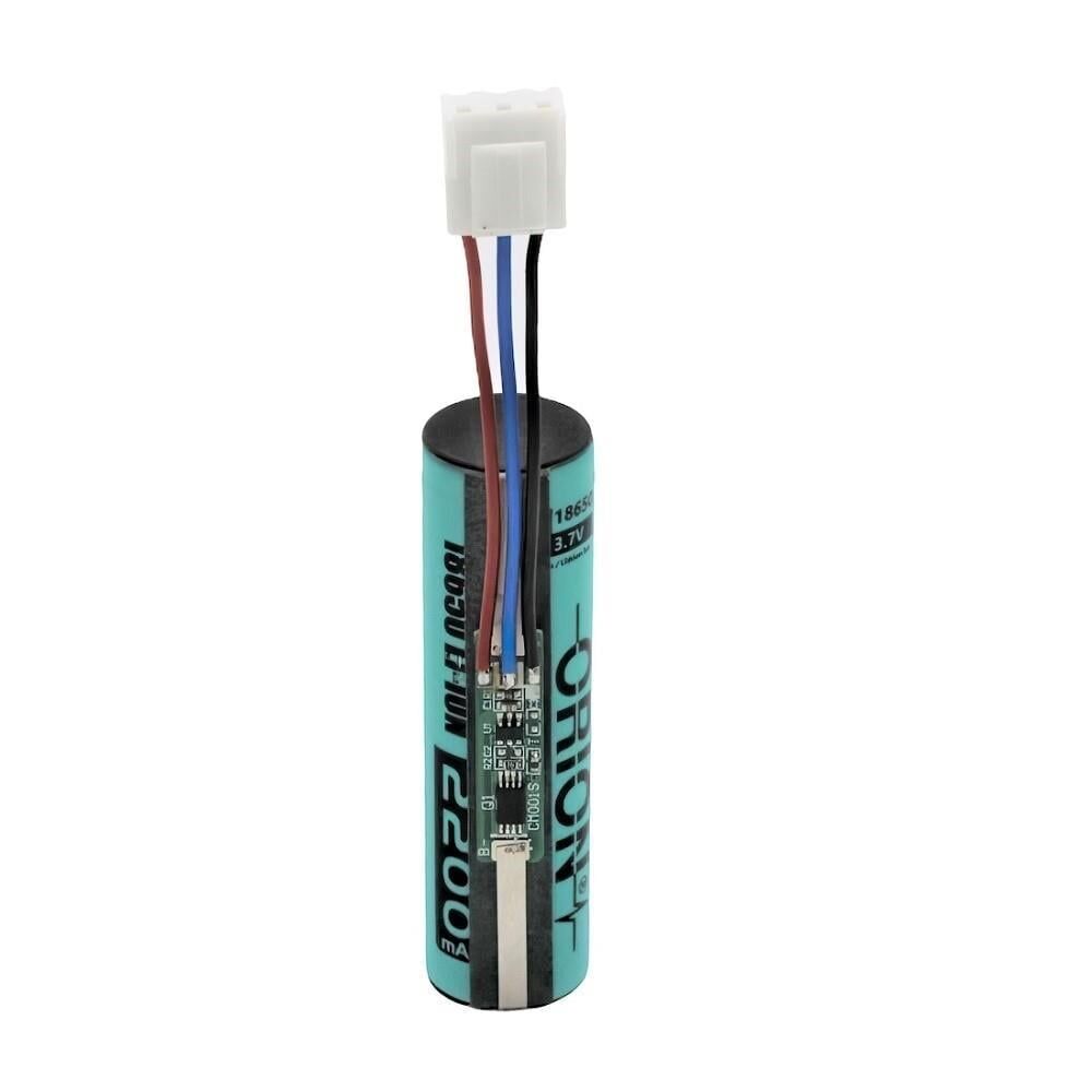 Orion 18650 3.7V 2200 mAh Bms Devreli 3Pin Soketli Şarjlı Pil