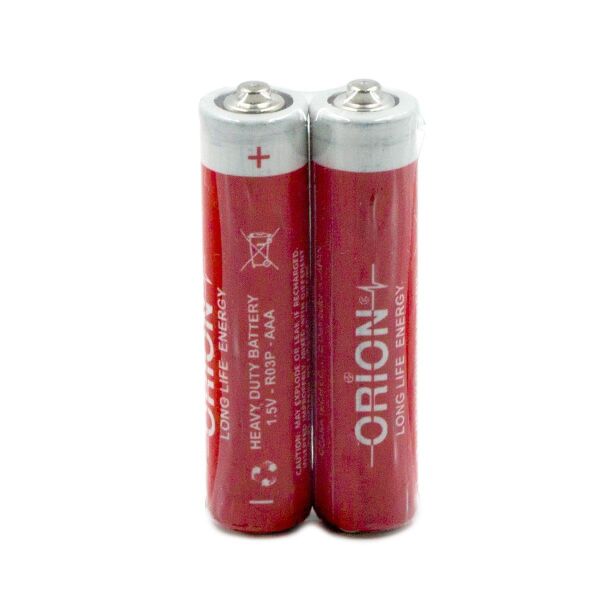 Orion AAA 1.5V Çinko-Karbon 2'li Paket Pil