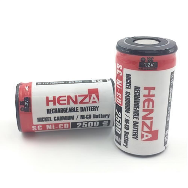 Henza 1.2V SC 2500mAh Ni-Cd Şarj Edilebilir Pil