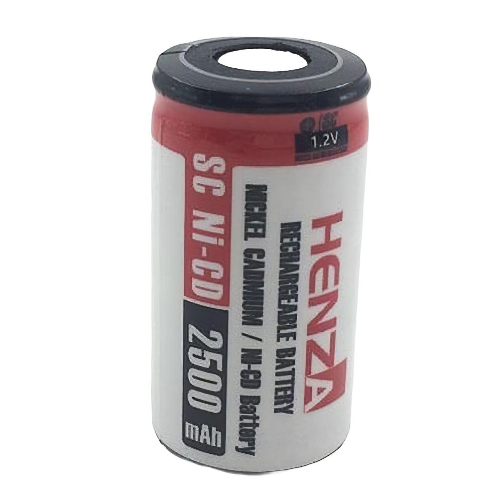 Henza 1.2V SC 2500mAh Ni-Cd Şarj Edilebilir Pil