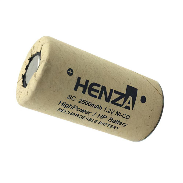 Henza 1.2V SC 2500mAh Ni-Cd Şarj Edilebilir Pil - HP