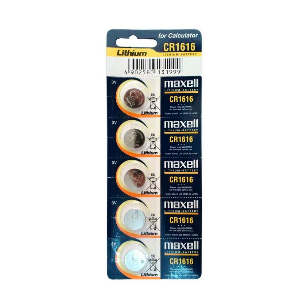 Maxell CR1616 3V Lityum Pil 5'li Paket