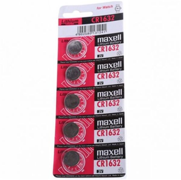 Maxell CR1632 3V Lityum Pil 5'li Paket
