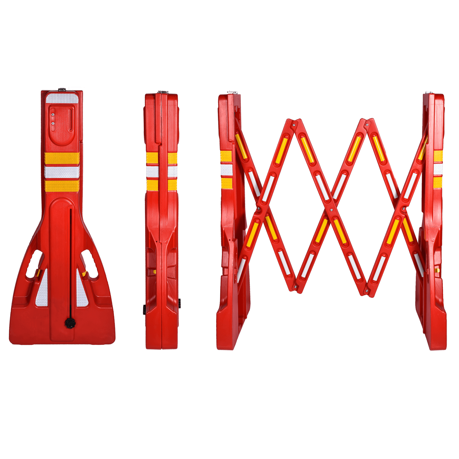 Kırmızı Akordiyon Bariyer