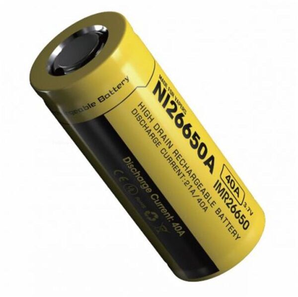 Nitecore IMR26650 4200mAh 40A Li-ion Şarj Edilebilir Pil