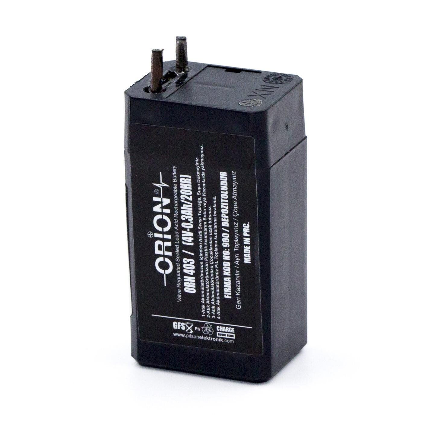 Orion ORN403 4V 0.3Ah Kuru Bakımsız Akü