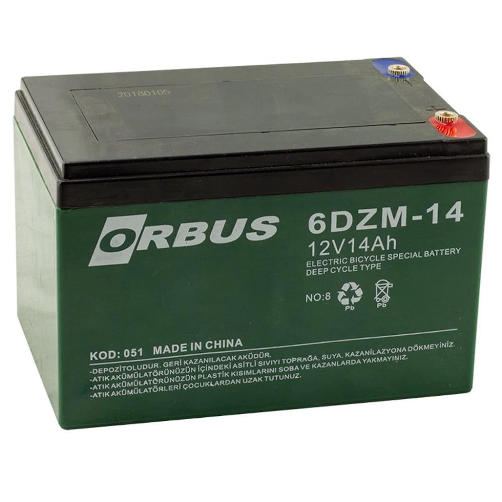 Orbus 12V 14Ah Jel Akü