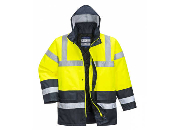 Portwest S466  Hi-Vis Çift Renkli Trafik Parka