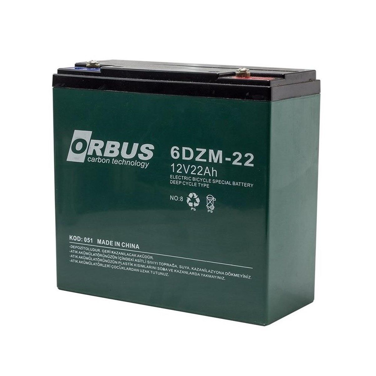 Orbus 12V 22Ah Jel Akü