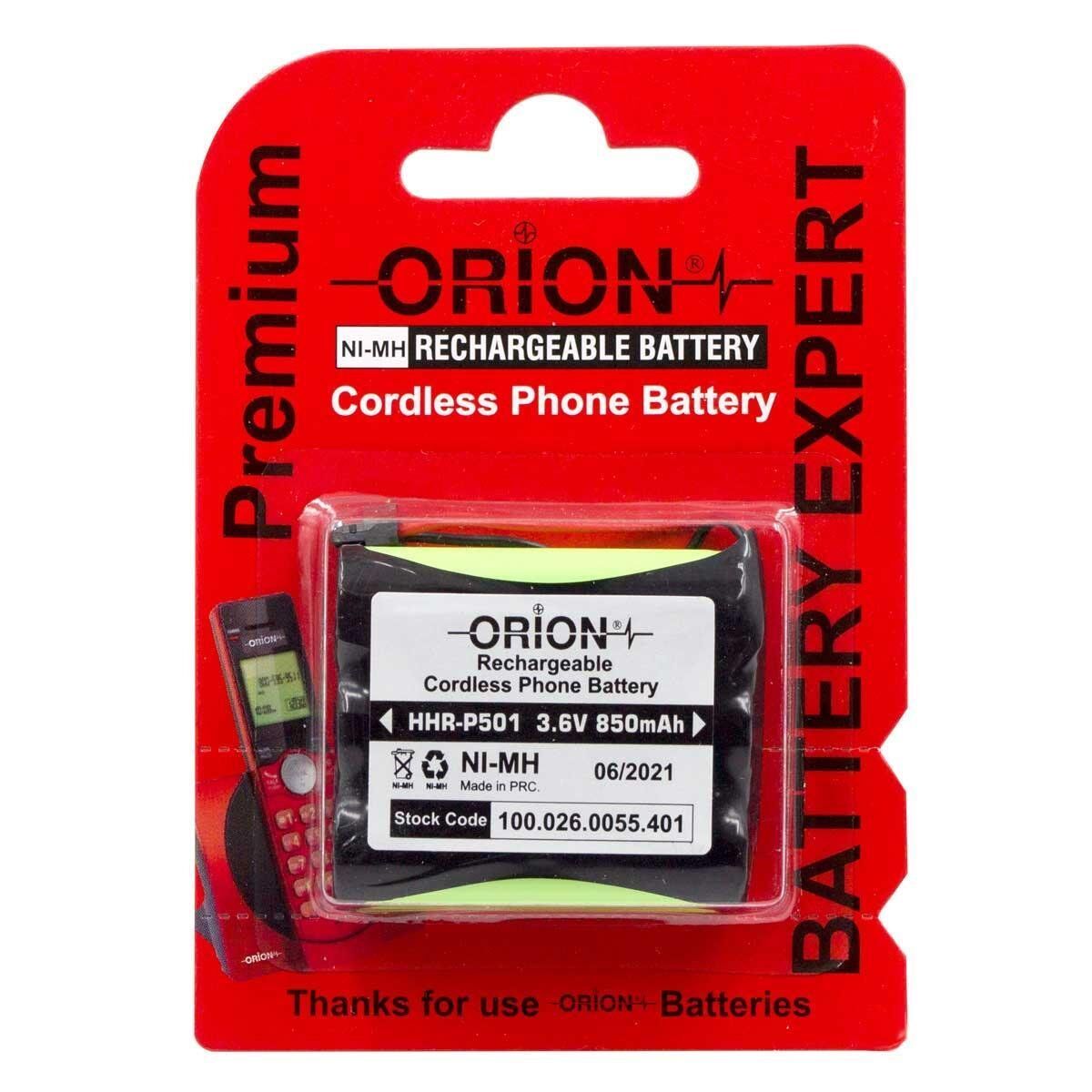 Orion HHR-P501 3.6V 850mAh NiMH Telsiz Telefon Pil