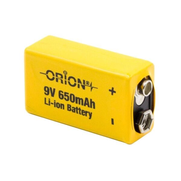 Orion 9V 650mAh Li-ion Şarj Edilebilir Pil