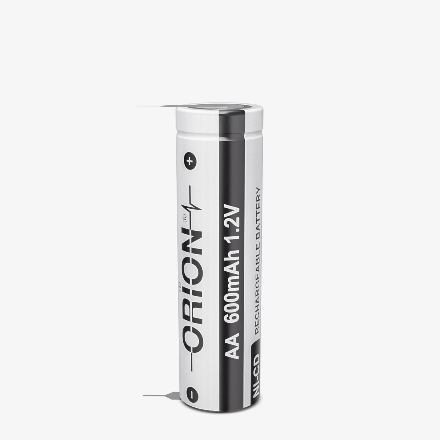 Orion AA 1.2V 600mAh NiCD 2 Ayaklı Pil