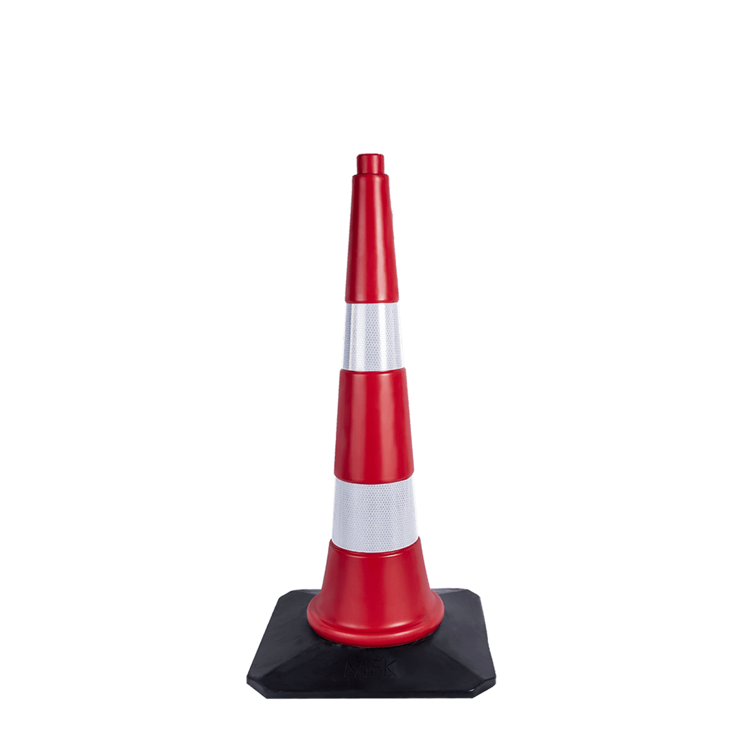 Kauçuk Tabanlı Reklam ve Trafik Konisi 75 Cm