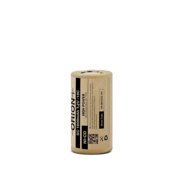 Orion 1.2V Ni-Cd SC 1800mAh Şarj Edilebilir Pil - HP