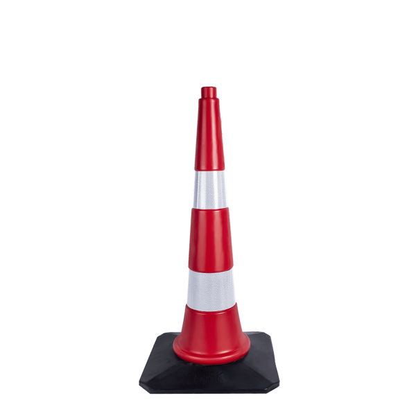 Kauçuk Tabanlı Reklam ve Trafik Konisi 90 Cm