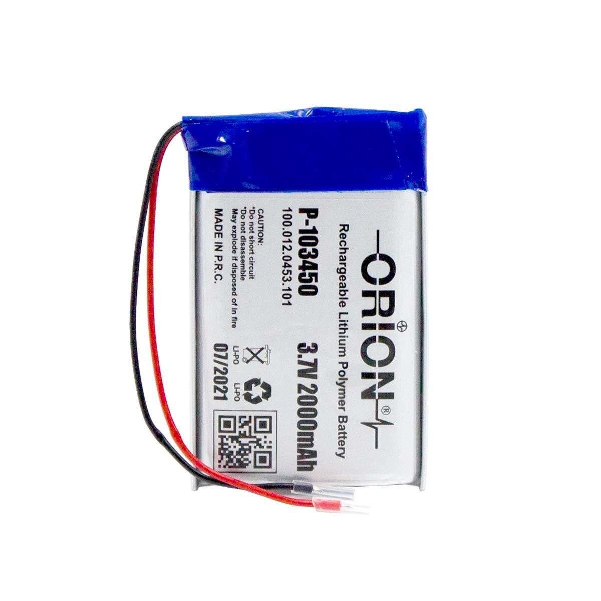 Orion 103450 3.7V 2000mAh Lithium Polymer Pil