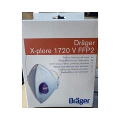 Dräger X-plore 1720 V FFP2 D Ventilli Toz Maskesi  10 adet