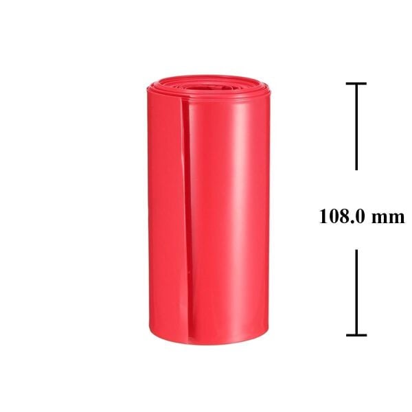 Orion 108mm 5 Metre Kırmızı Pil Kaplama - Shrink