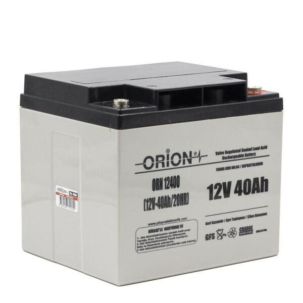 Orion 12V 40Ah Bakımsız Kuru Akü