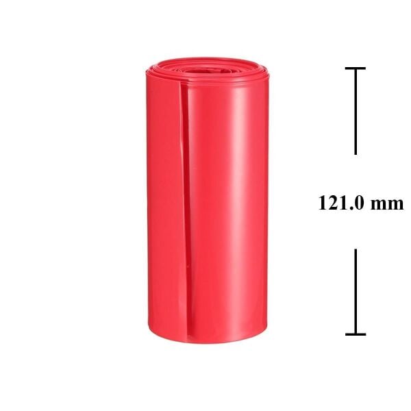 Orion 121mm 5 Metre Kırmızı Pil Kaplama - Shrink