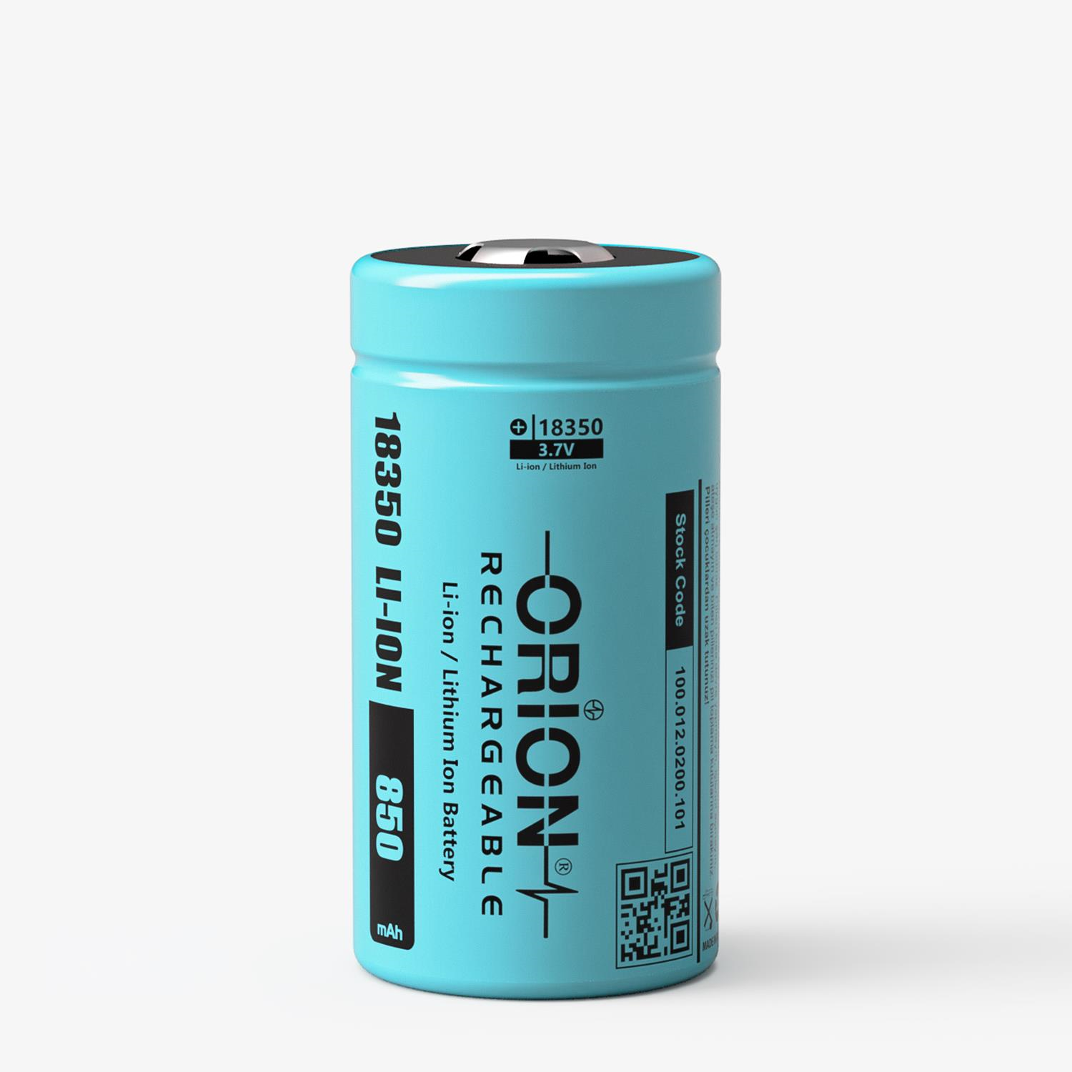 Orion 18350 3.7V 850mAh 3C Li-ion Pil