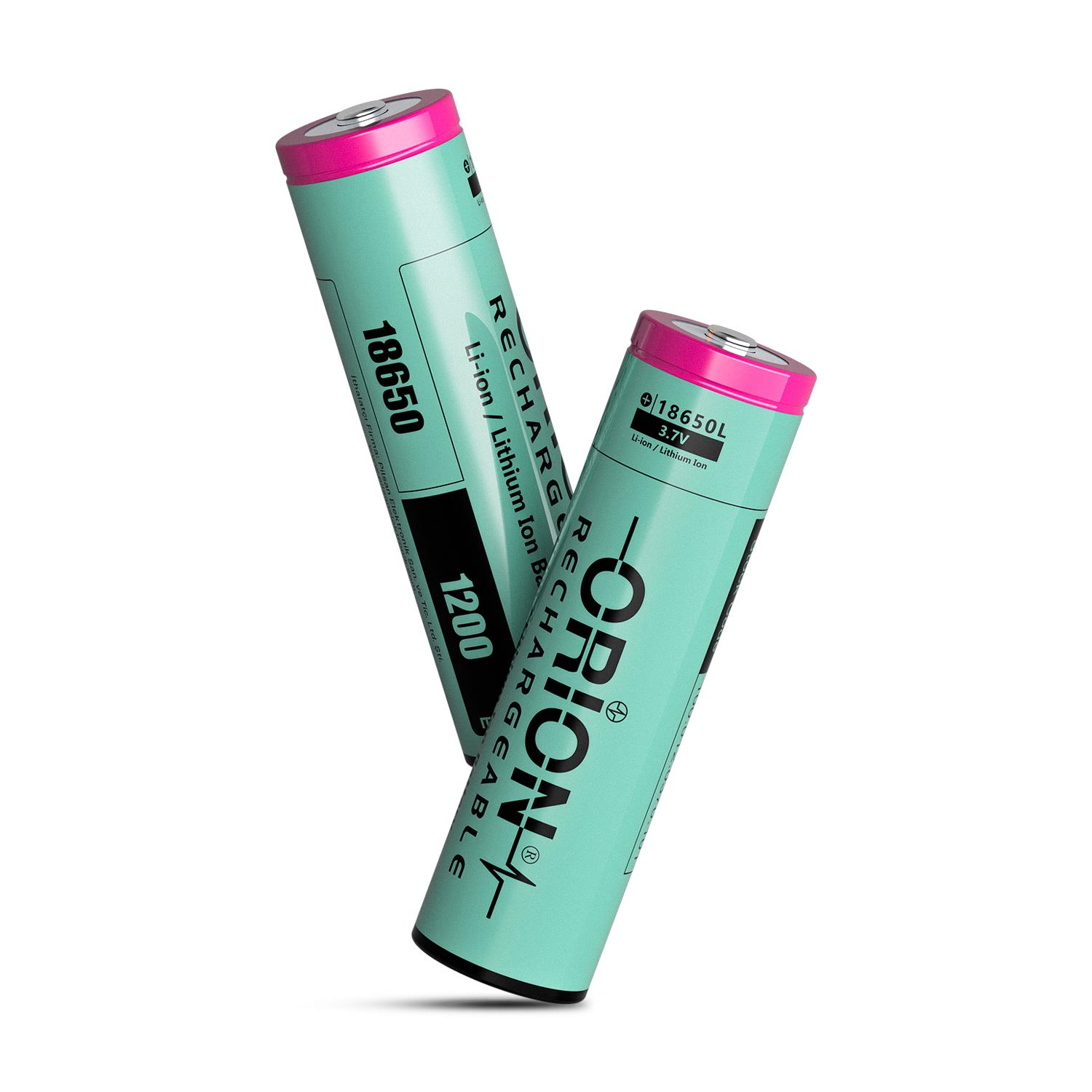 Orion 18650L 3.7V 1200mAh Li-ion Pil - Başlı