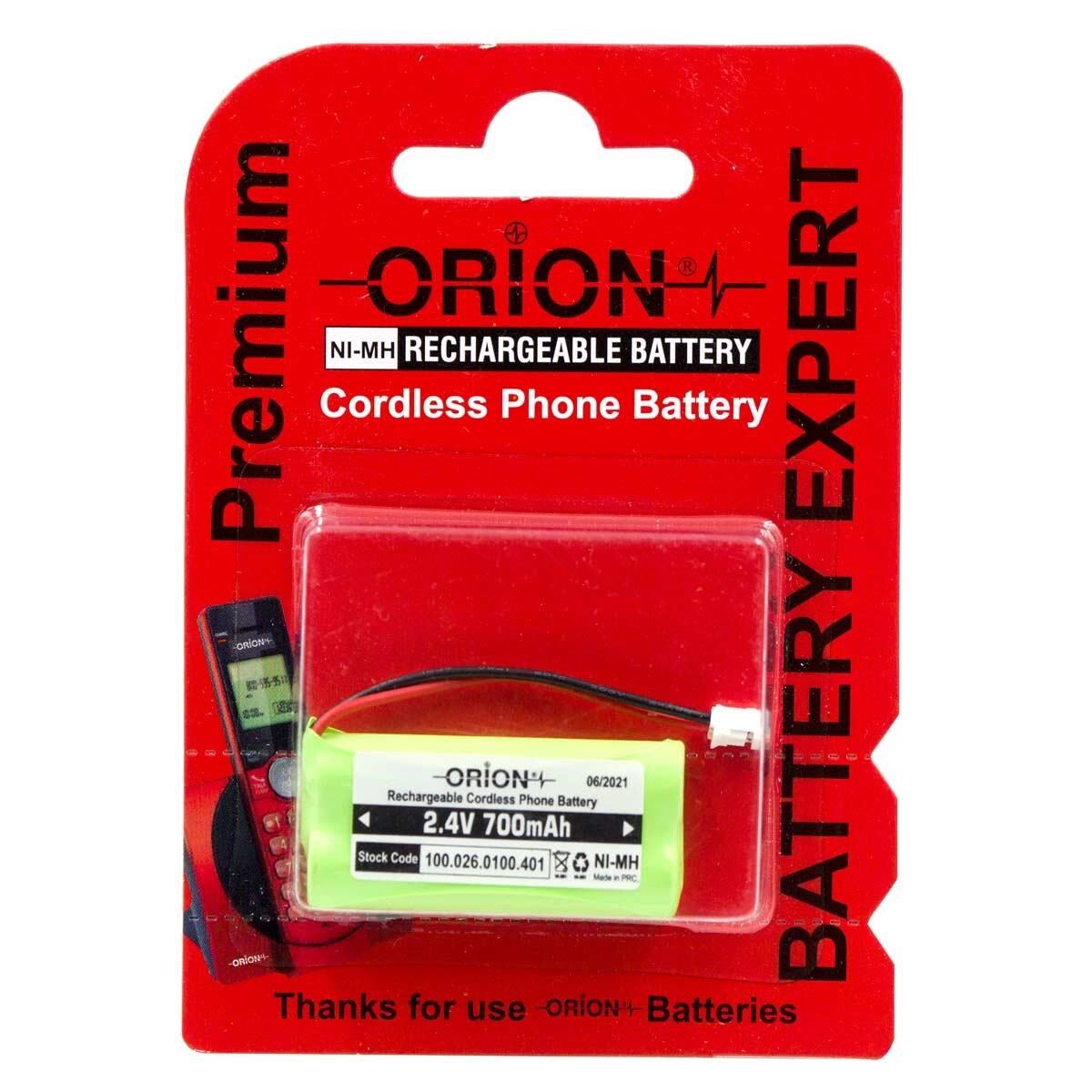 Orion 2.4V 700mAh NiMH Telsiz Telefon Pil