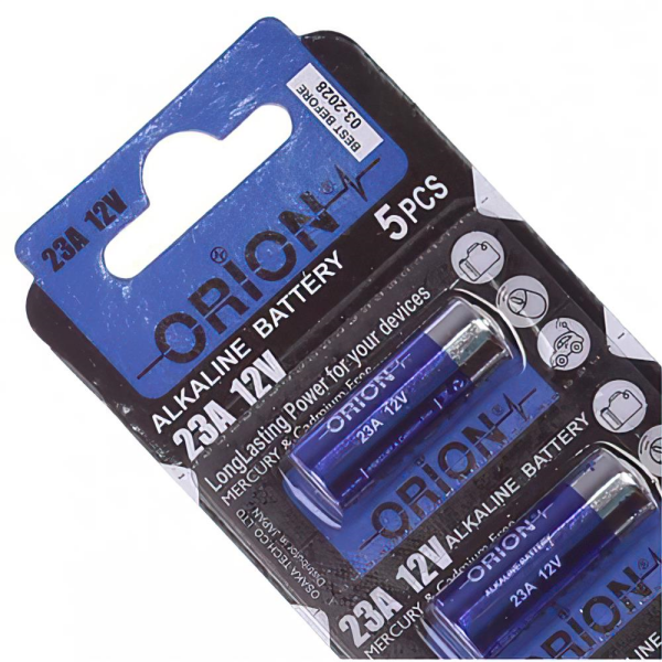 Orion 23A 12V Alkalin 5'li Paket Pil