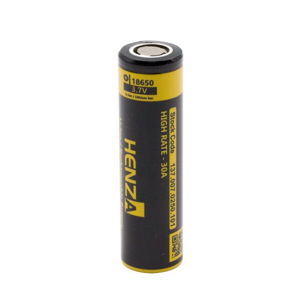 Henza 18650 3.7V 3000mAh 30A Li-ion Şarjlı Pil