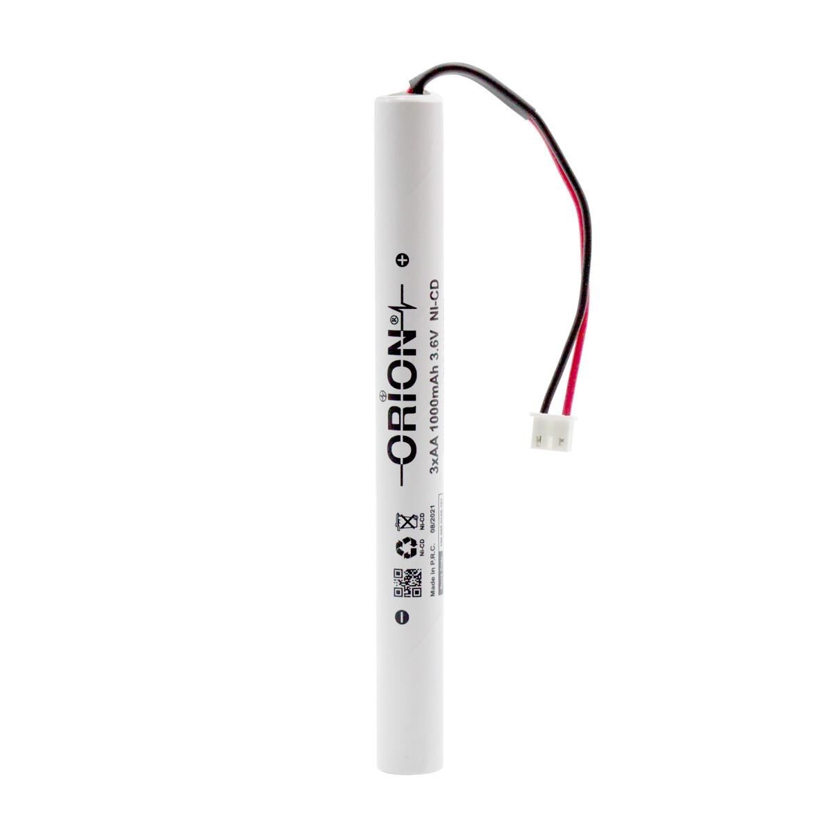 Orion AA 3.6V 1000mAh NiCD Kablo Ve Konnektörlü Pil