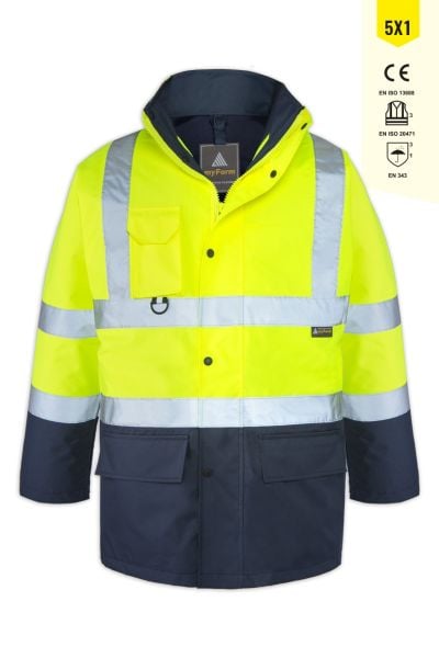 Olympus 5+1 Yüksek Görünürlüklü Parka