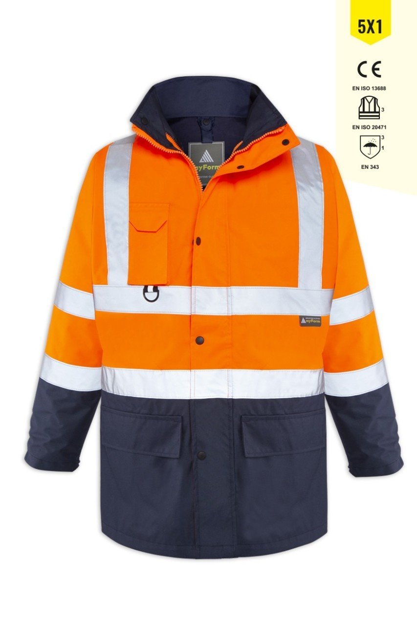 Olympus 5+1 Yüksek Görünürlüklü Parka