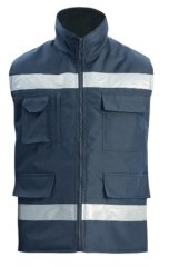 Olympus Yüksek Görünürlüklü Yelek Lacivert - 2XL