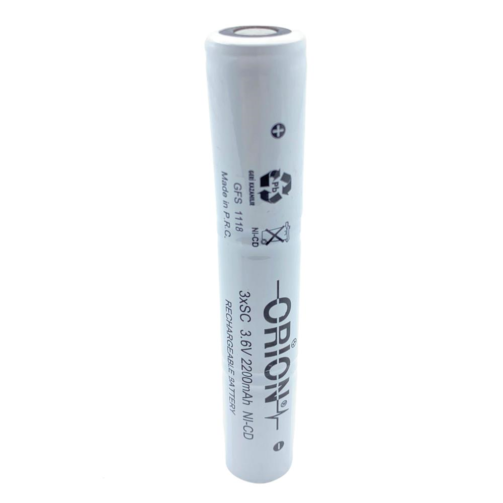 Orion 3.6V Ni-Cd Sc 2200mAh Şarj Edilebilir Pil