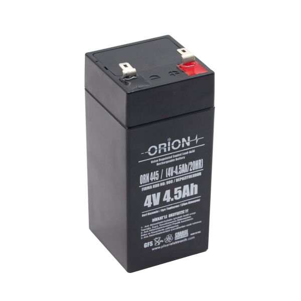Orion 4V 4.5Ah Bakımsız Kuru Akü