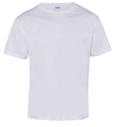 Bisiklet Yaka Supreme Tshirt Beyaz - XS