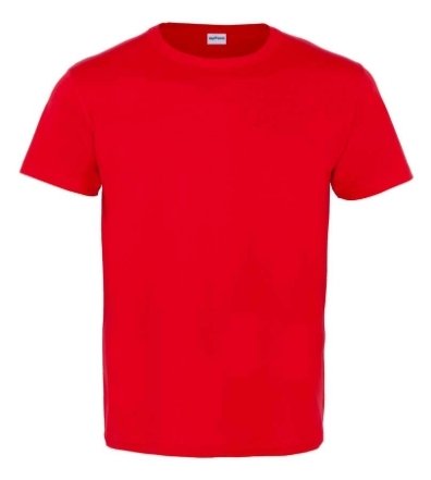 Bisiklet Yaka Supreme Tshirt Kırmızı - XS