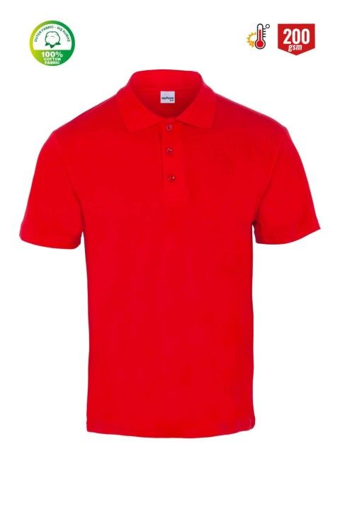 Polo Yaka Pike Tshirt Kırmızı - M