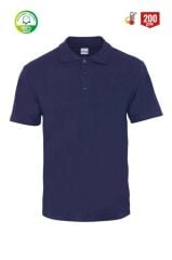 Polo Yaka Pike Tshirt Lacivert - M
