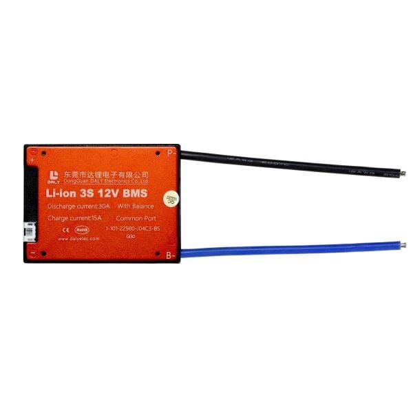 Daly BMS 3S 30A 12V Li-ion Kontrol Devresi