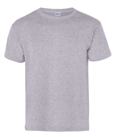 Bisiklet Yaka Supreme Tshirt Gri - S