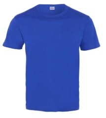 Bisiklet Yaka Supreme Tshirt Mavi - S