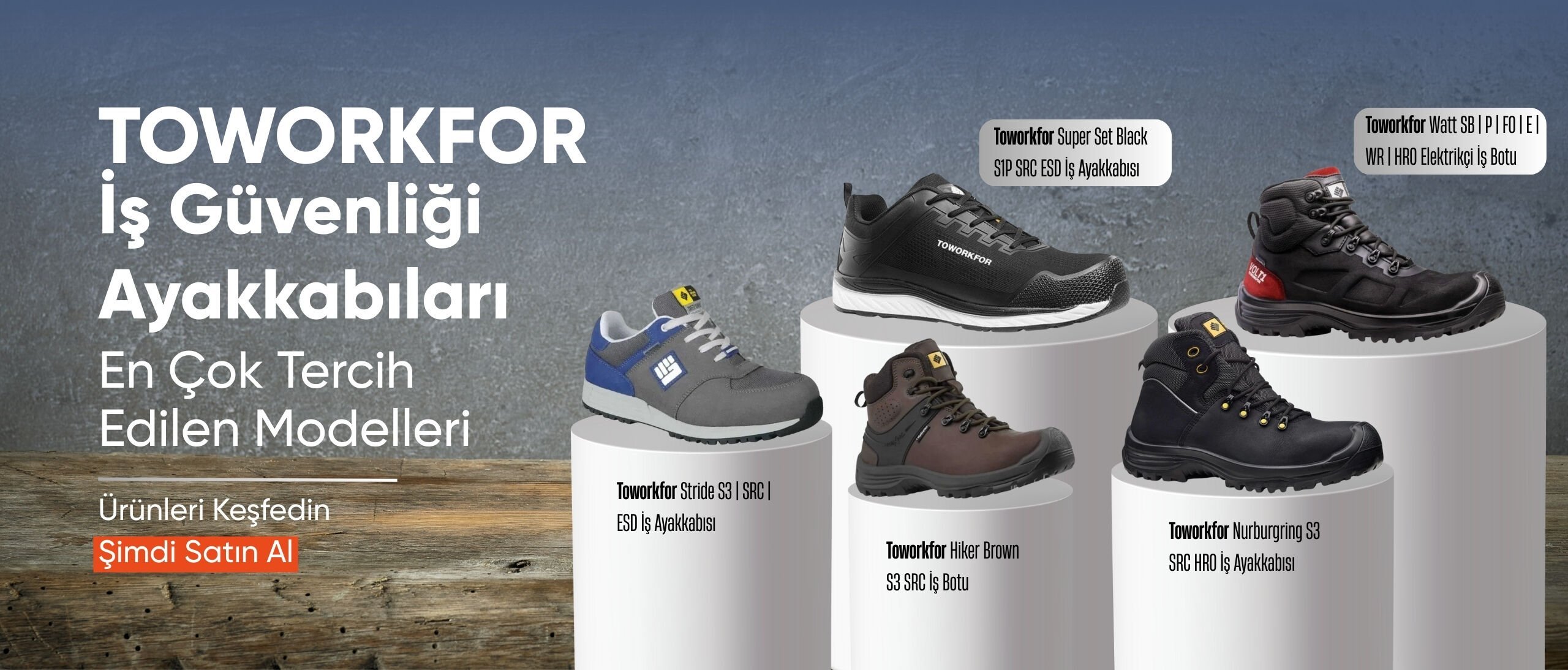 Toworkfor İş Ayakkabıları